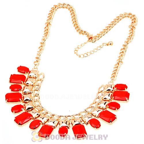 Chunky Chain Resin Choker Bib Costume Jewelry Necklace Wholesale