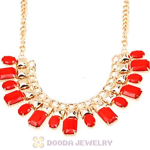 Chunky Chain Resin Choker Bib Costume Jewelry Necklace Wholesale