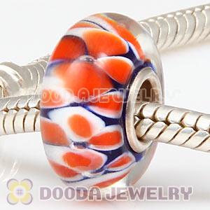 925 sterling silver single core Charm Jewelry glass beads