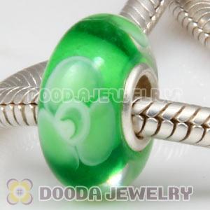 925 sterling silver single core Charm Jewelry glass beads