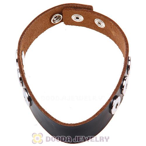 Black Noosa Amsterdam Leather Necklaces Nude Wholesale