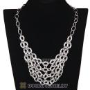 2013 Fashion Costume Jewelry Ladies Crystal Chunky Chain Necklace Wholesale