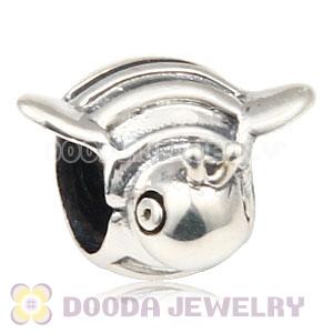 Solid Sterling Silver Charm Jewelry Bee Beads And Charms