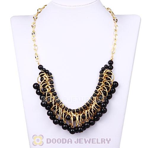Luxury Imitation Pearl Bubble Bib Necklaces Wholesale