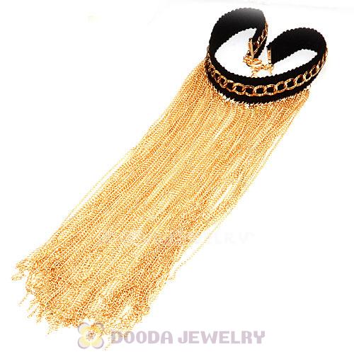 Costume Jewelry Necklace Tassel Choker Collar Bib Necklace