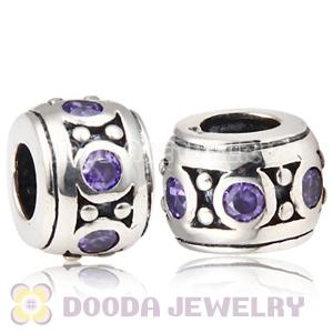 S925 Sterling Silver European Style Beads with Stone