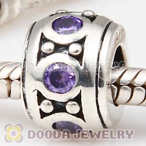 S925 Sterling Silver European Style Beads with Stone