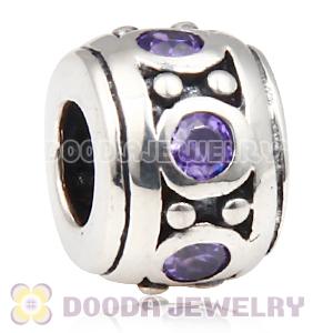 S925 Sterling Silver European Style Beads with Stone