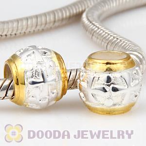 Gold Plated European Style 925 Silver Beads
