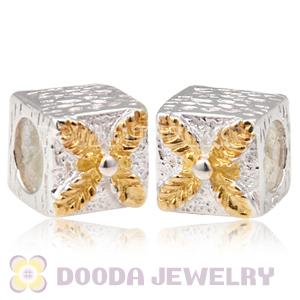 Gold Plated European Style 925 Silver Beads
