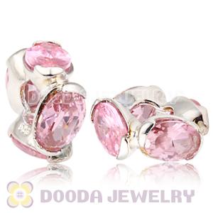 S925 Sterling Silver European Style Beads with Stone