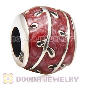 925 Sterling Silver European Style Enamel Spring Beads