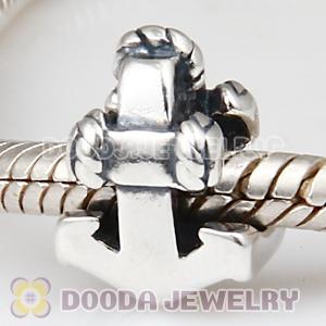 European 925 Sterling Silver Anchor Charm Beads Wholesale