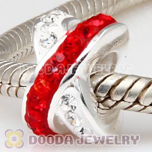  925 Sterling Silver Treasured Charm Beads With Austrian Crystal Wholesale 