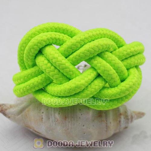 Handmade Weave Fluorescence Olivine Cotton Rope Bracelets