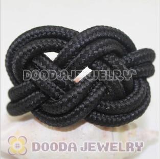 Handmade Weave Fluorescence Black Cotton Rope Bracelets