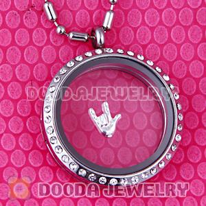 Alloy Hand Floating Locket Charms Wholesale