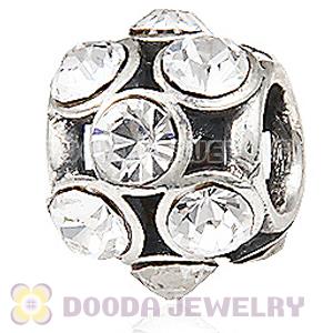 European Sterling Silver Whimsical Lights with Crystal Austrian Crystal Charm