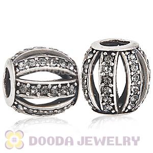 European Sterling Silver Leading Lady with Black Diamond Austrian Crystal Charm