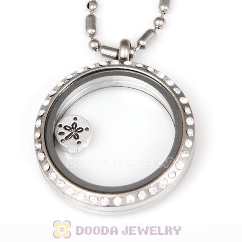 Alloy Snowflake Floating Locket Charms Wholesale