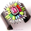 2013 Design Lollies Multi Color Resin Crystal Cuff Bangles Wholesale