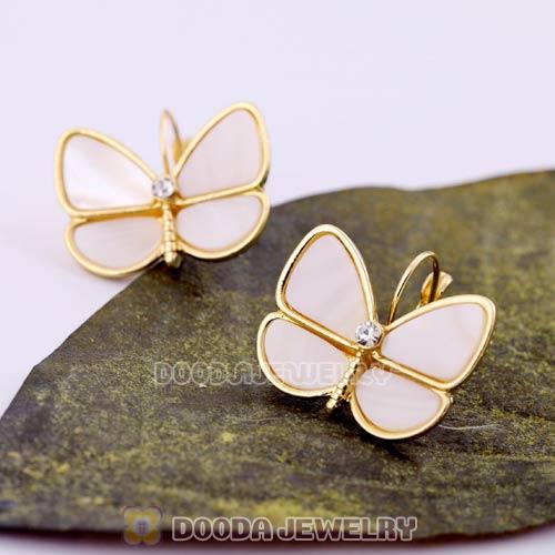 2013 Design Brand Nature Shell Butterfly Earrings Wholesale