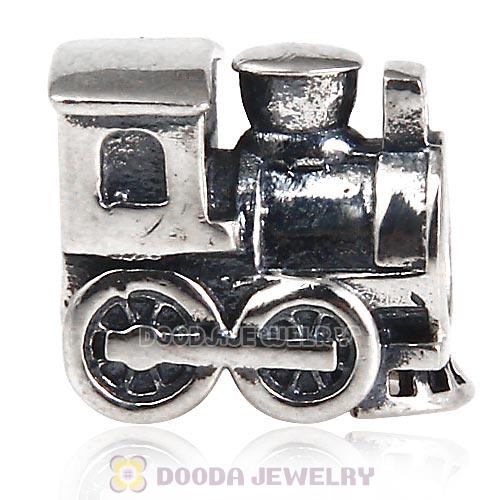 925 Sterling Silver European Train Beads with Screw Thread