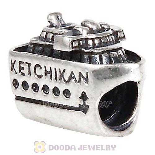 925 Sterling Silver European Cruise Ship Beads with Screw Thread