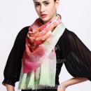European Rural Wool Scarves Digital Painting Lots of Flowers Pashmina Shawl