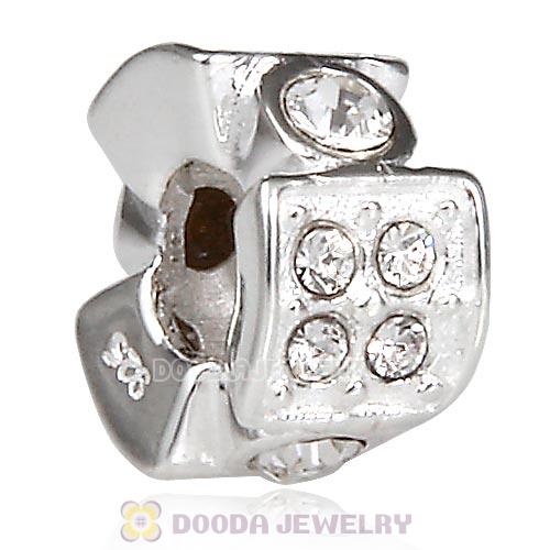 European Sterling Silver Radiance Beads with Crystal Austrian Crystal