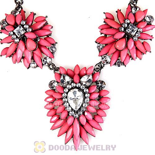 Fashion 2013 Design Lollies Pink Three Pendant Necklaces Wholesale