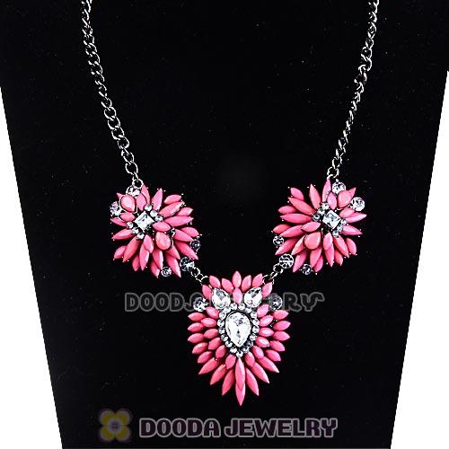 Fashion 2013 Design Lollies Pink Three Pendant Necklaces Wholesale