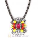2013 Design Lollies Multi Color Resin Crystal Pendant Necklaces Wholesale