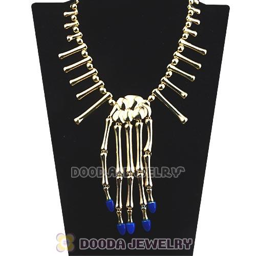 Fashion Gold Plated Bone Necklaces Wholesale