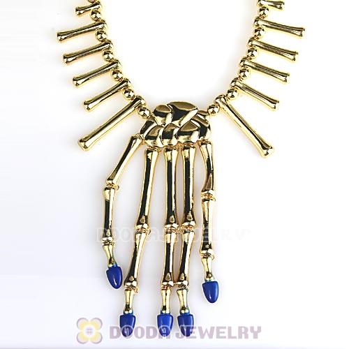 Fashion Gold Plated Bone Necklaces Wholesale