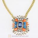 2013 Design Lollies Multi Color Resin Crystal Pendant Necklaces Wholesale