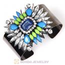 2013 Design Lollies Multi Color Resin Crystal Cuff Bangles Wholesale