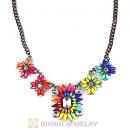2013 Design Lollies Multicolor Resin Crystal Statement Necklaces Wholesale