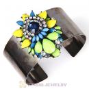 2013 Design Lollies Multi Color Resin Crystal Cuff Bangles Wholesale