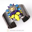 2013 Design Lollies Multi Color Resin Crystal Cuff Bangles Wholesale