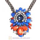 2013 Design Lollies Multi Color Resin Crystal Pendant Necklaces Wholesale