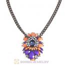 2013 Design Lollies Multi Color Resin Crystal Pendant Necklaces Wholesale