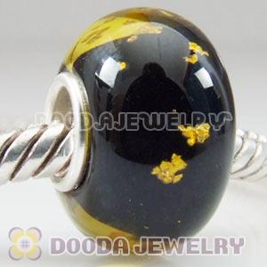 925 sterling silver single core Charm Jewelry glass beads