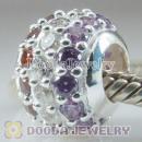 S925 Sterling Silver European Style Beads with Stone