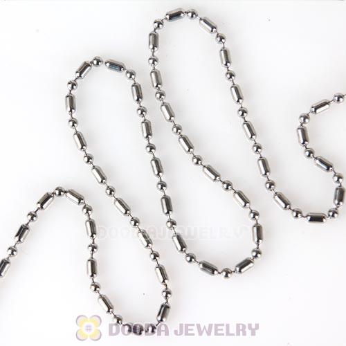 72CM Platinum Plated Alloy Necklace Chain fit Lockets Wholesale