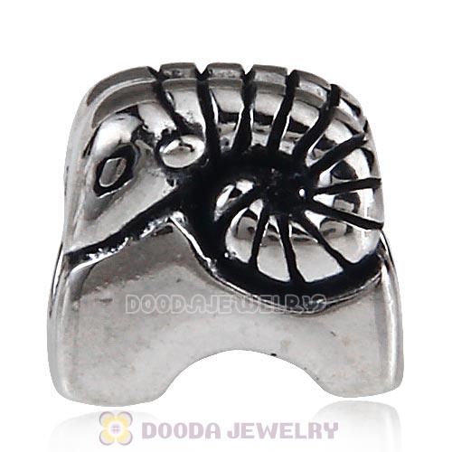 Antique Sterling Silver Cute Argali Sheep Charm Beads European Style