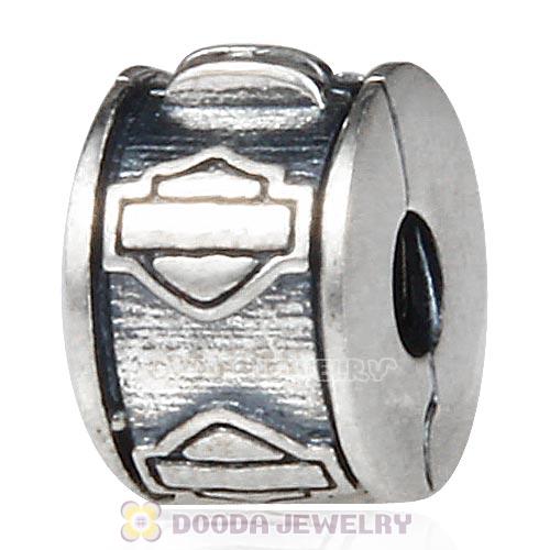 Sterling Silver HD Lock Ride Clip Bead European Style For Bracelet