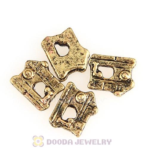 Gold Plated Alloy Sewing machine Floating Locket Charms Wholesale