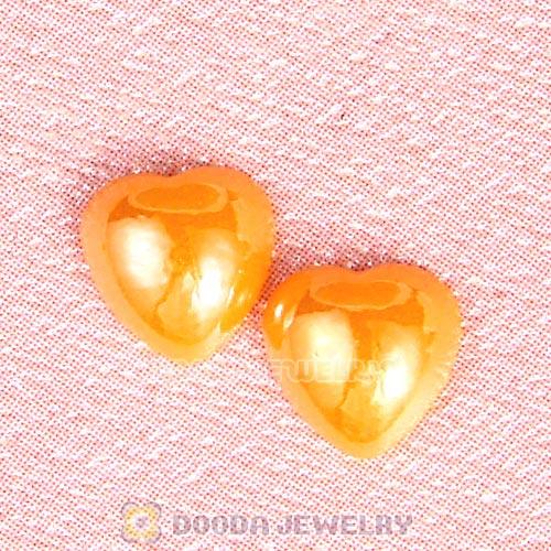 6mm Heart Ceramic Floating Locket Charms Wholesale