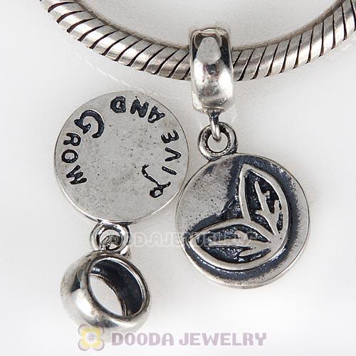 European Style Sterling Silver Beads Dangle Live and Grow Charm
